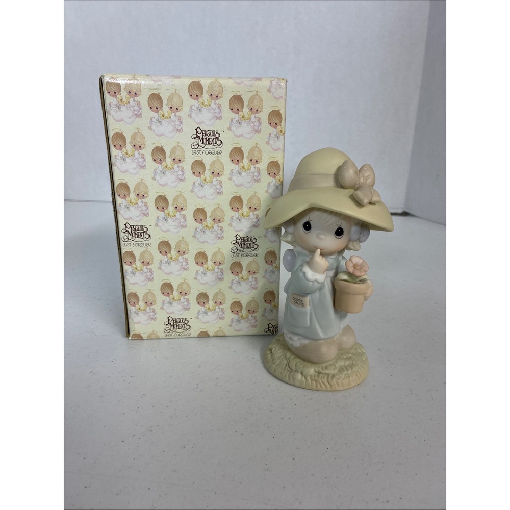 Precious Moments Happy Birthday Poppy Figurine 106836 Enesco 1987 With Box